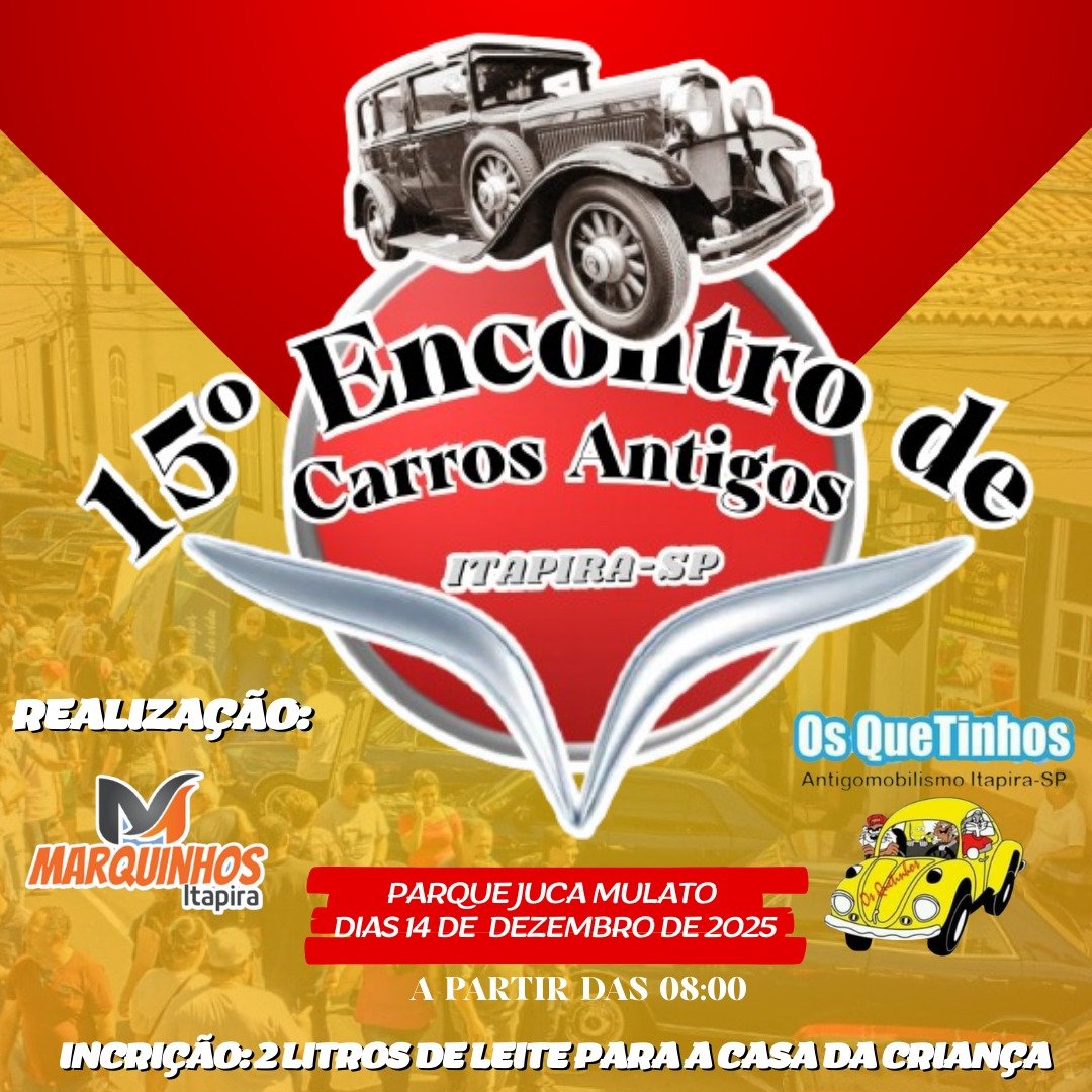 15o Encontro de Carros Antigos Itapira (ENCONTRO REAL)